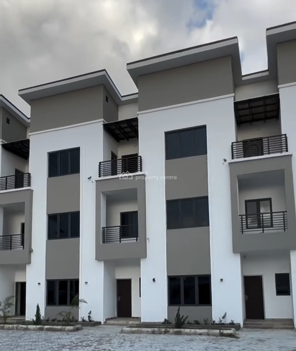 Newly Built 4bedroom Terrace Duplex with Bq, Jahi, Abuja, Terraced Duplex for Sale