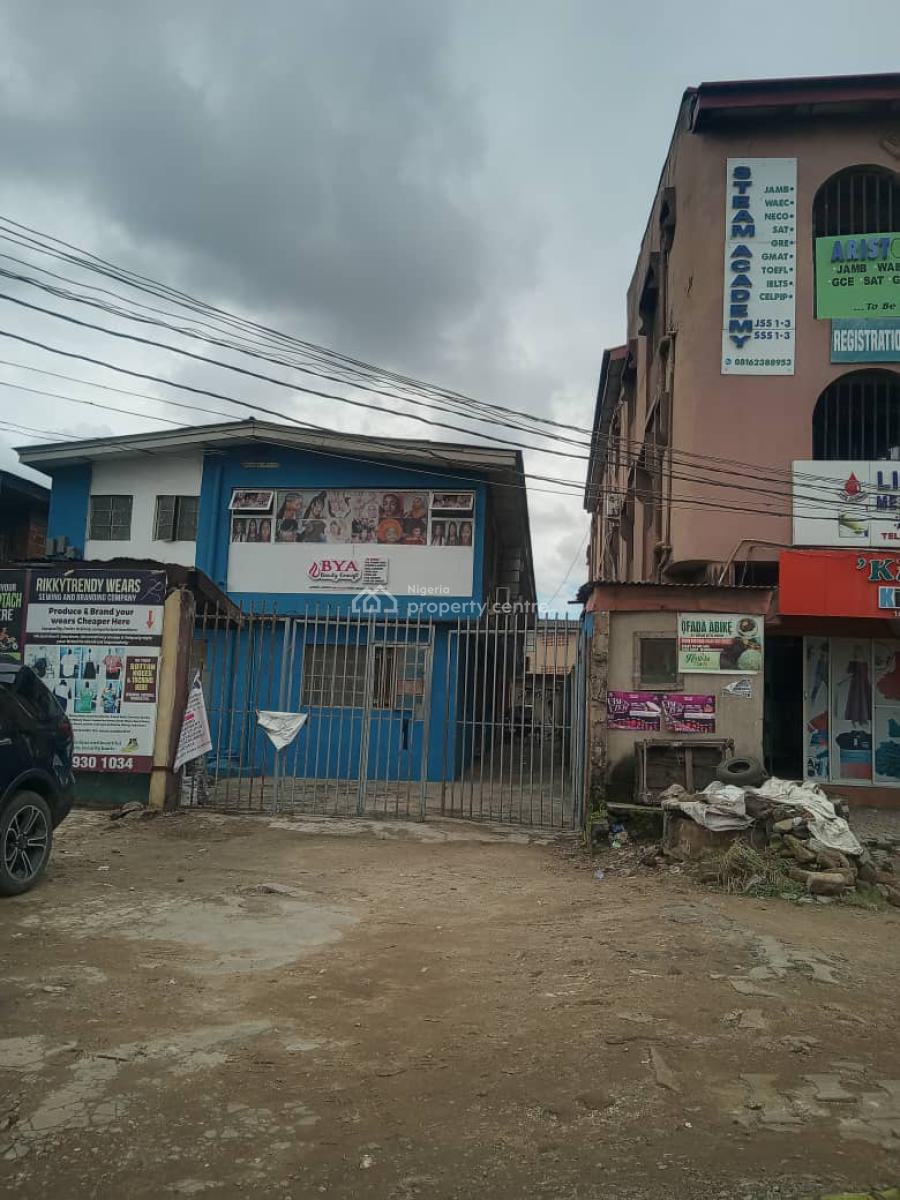 Commercial Building with Four Units of Flats, Iju Road, Ifako-ijaiye, Lagos, Office Space for Sale