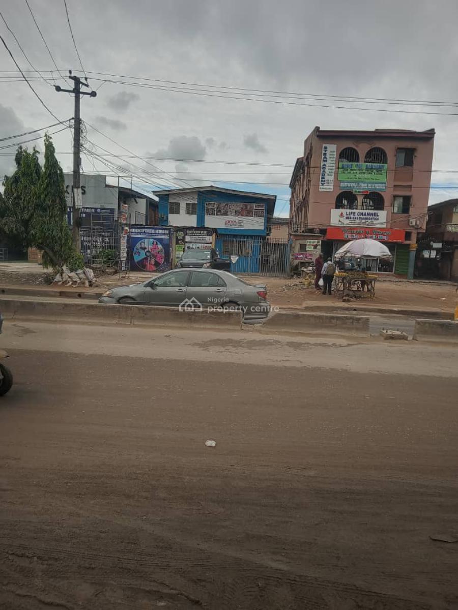 Commercial Building with Four Units of Flats, Iju Road, Ifako-ijaiye, Lagos, Office Space for Sale