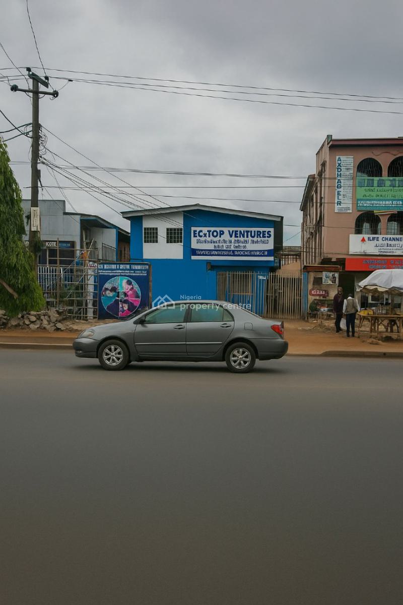 Commercial Building with Four Units of Flats, Iju Road, Ifako-ijaiye, Lagos, Office Space for Sale