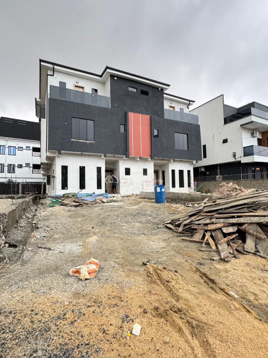 Lovely 4 Bedroom Detached Duplex with Bq, Gbagada, Lagos, Semi-detached Duplex for Sale