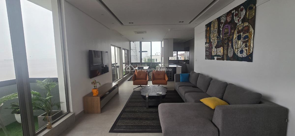 Luxury 3 Bedroom Waterfront Penthouse, Banana Island, Ikoyi, Lagos, Flat / Apartment for Rent