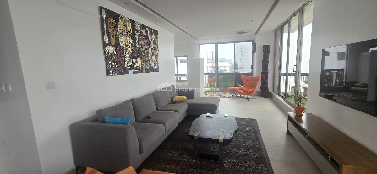Luxury 3 Bedroom Waterfront Penthouse, Banana Island, Ikoyi, Lagos, Flat / Apartment for Rent