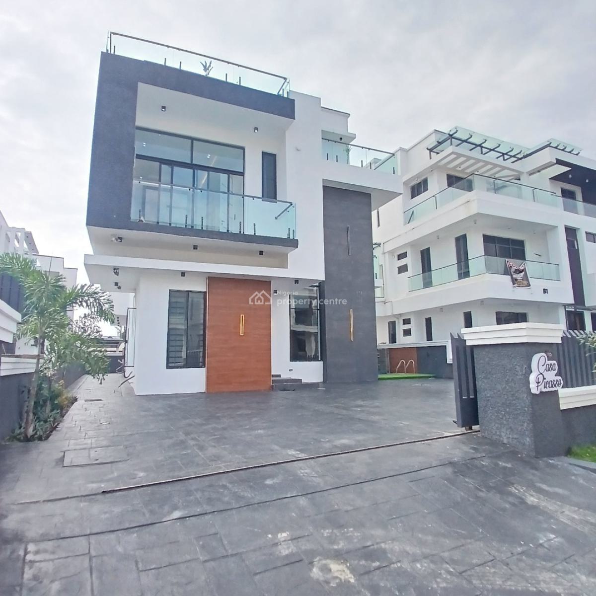 Exquisitely Detailed 5 Bedroom Detached Duplex with Swimming Pool, Bq, Lekky County, Ikota, Lekki, Lagos, Detached Duplex for Sale