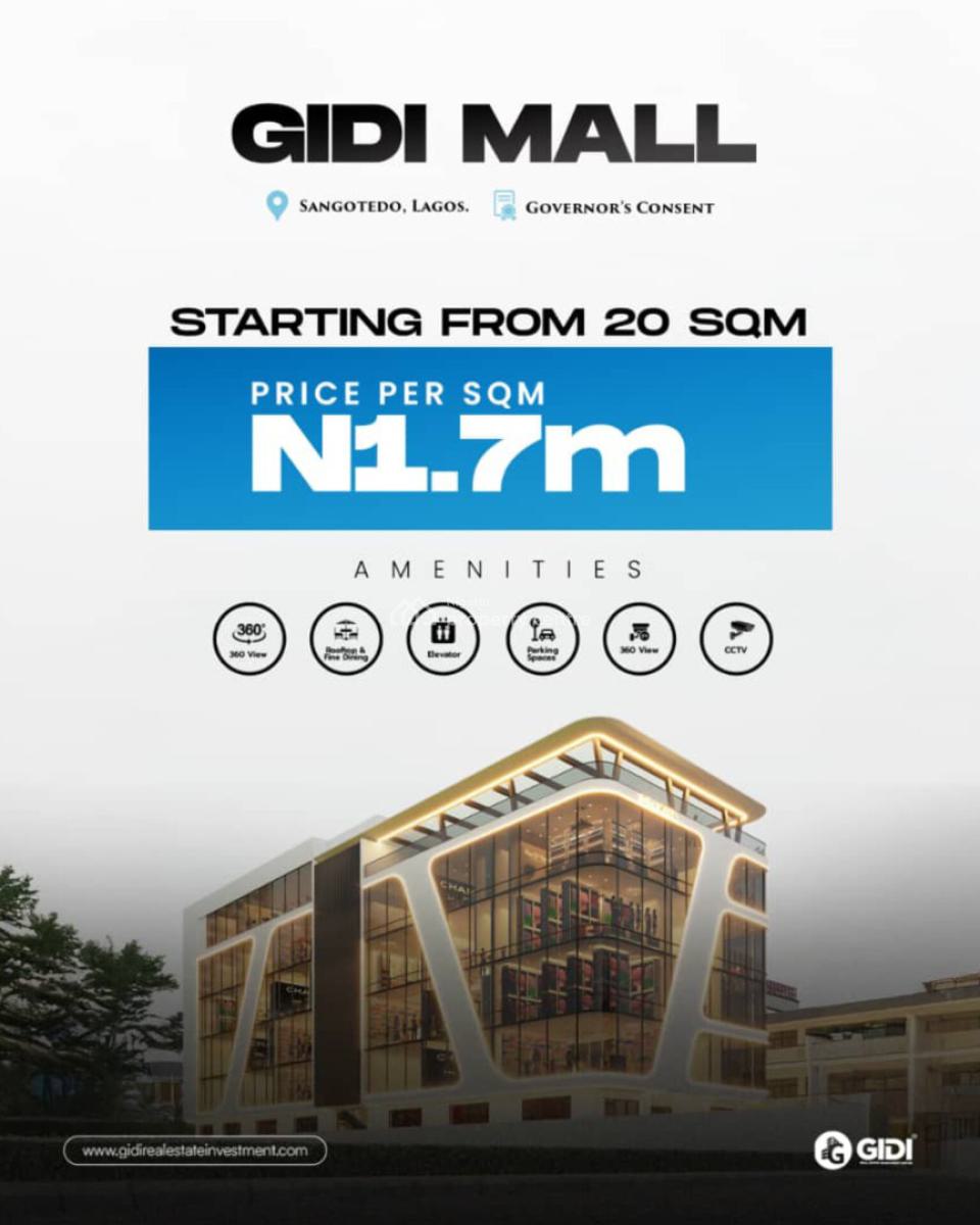 Offplan Mall at Sangotedo Eti- Osa Lga Lagos, Sangotedo,ajah , Lagos, Sangotedo, Ajah, Lagos, Plaza / Complex / Mall for Sale