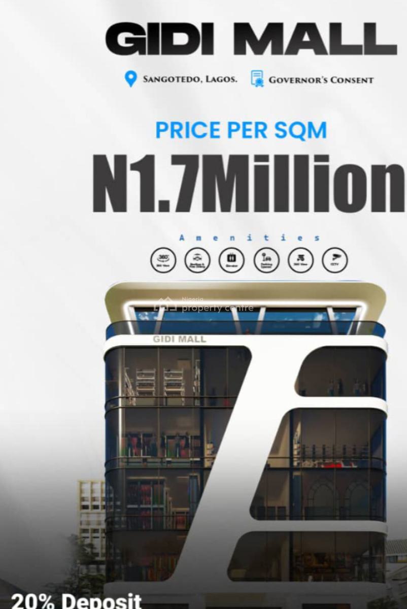 Offplan Mall at Sangotedo Eti- Osa Lga Lagos, Sangotedo,ajah , Lagos, Sangotedo, Ajah, Lagos, Plaza / Complex / Mall for Sale