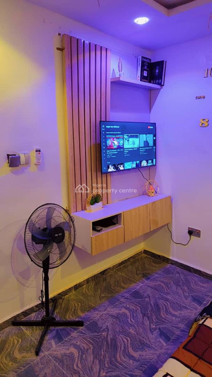 a Furnished Room Self Contain Apartment, Okesuna Street, Jibowu, Yaba, Lagos, Self Contain (single Rooms) for Rent