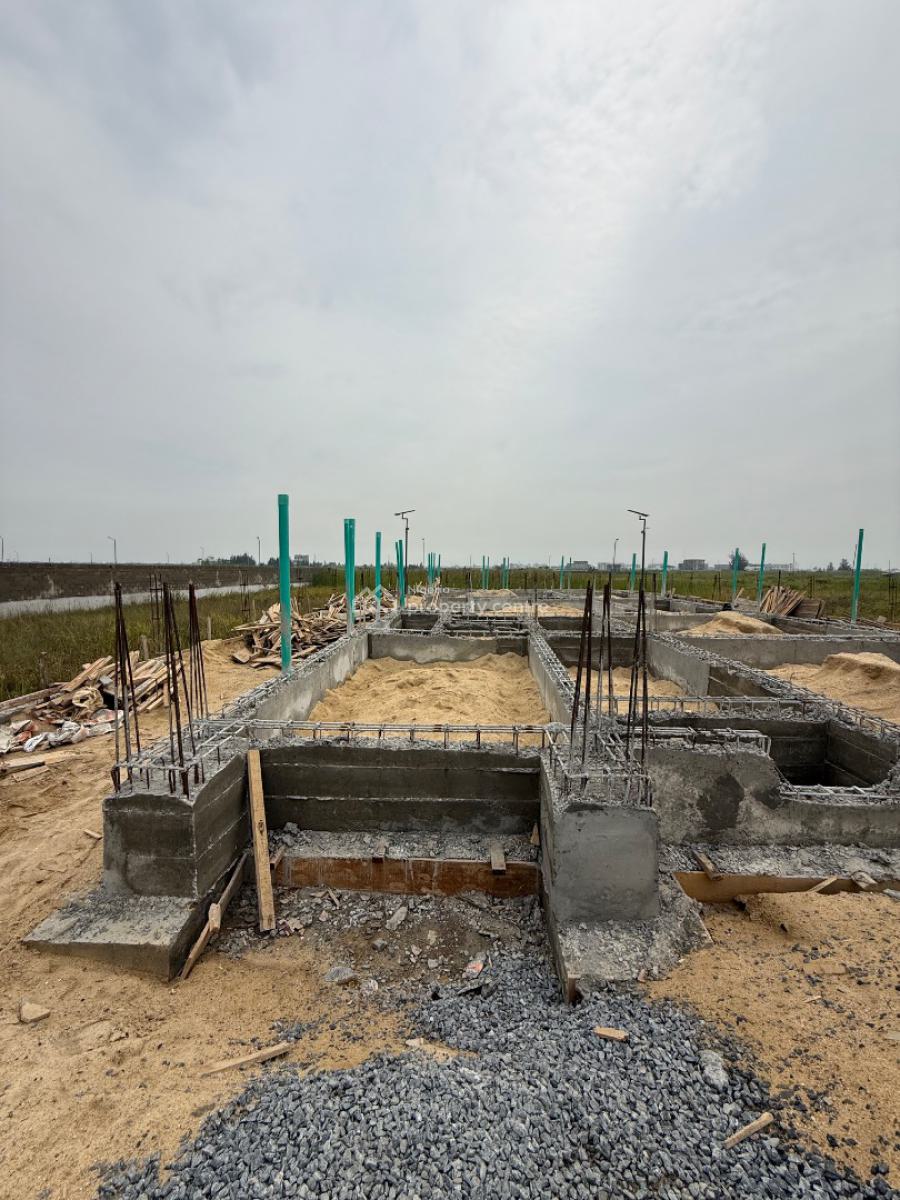 Land with Foundation Structure Seating on 650 Sqm, Orange Island Estate, Lekki Phase 1, Lekki, Lagos, Residential Land for Sale