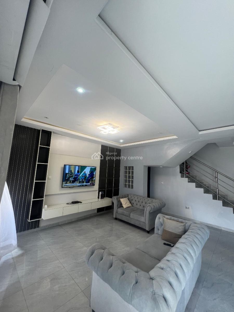 Serviced and Furnished 3 Bedroom Terrace Duplex, Naf Valley Estate, Asokoro District, Abuja, Terraced Duplex for Rent