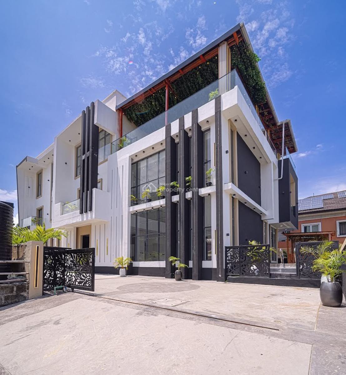 6 Bedroom Mansion with Pool, Cinema, & Rooftop, Ikate, Lekki, Lagos, Detached Duplex for Sale