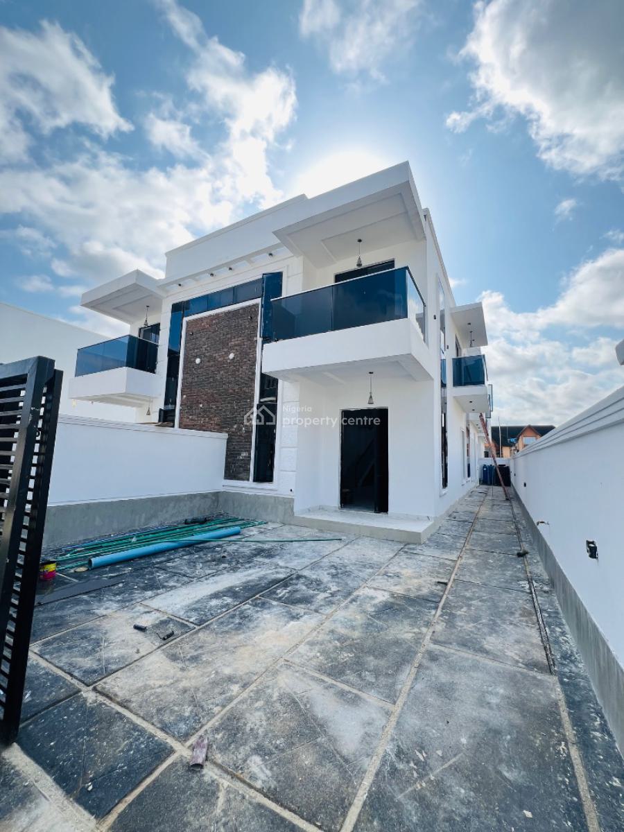 Beautiful 3 Bedroom Semi Detached Duplex with a Self Contained Bq, Peninsula Garden Estate, Sangotedo, Ajah, Lagos, Semi-detached Duplex for Sale