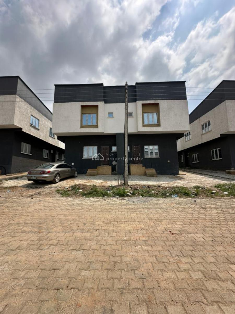 Semi Finished 4 Bedroom Semi-detached Duplex, By America School, Durumi, Abuja, Semi-detached Duplex for Sale