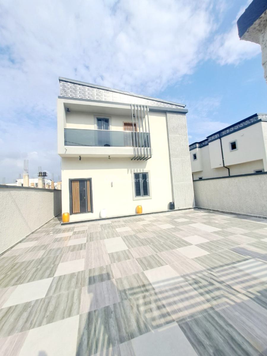 Newly Built 4 Bedroom Detached Duplex with Bq & Pool in a Gated, General Paint By Abraham Adesanya, Lekki, Lagos, Detached Duplex for Sale