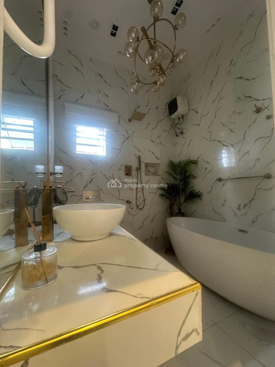 Furnished 4 Bedroom Semi-detached Duplex, Osapa, Lekki, Lagos, Semi-detached Duplex for Rent