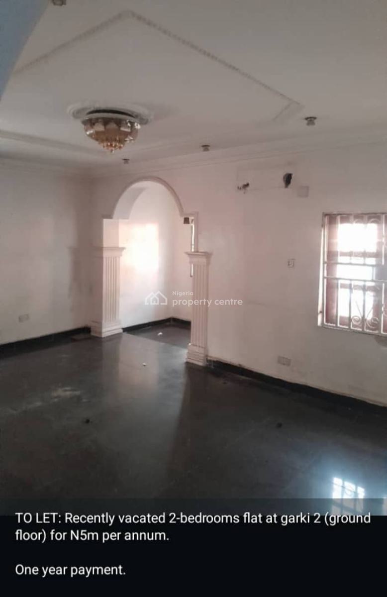Nice 2 Bedroom Spacious Apartment Serene Neighborhood, Garki 2, Garki, Abuja, Flat / Apartment for Rent