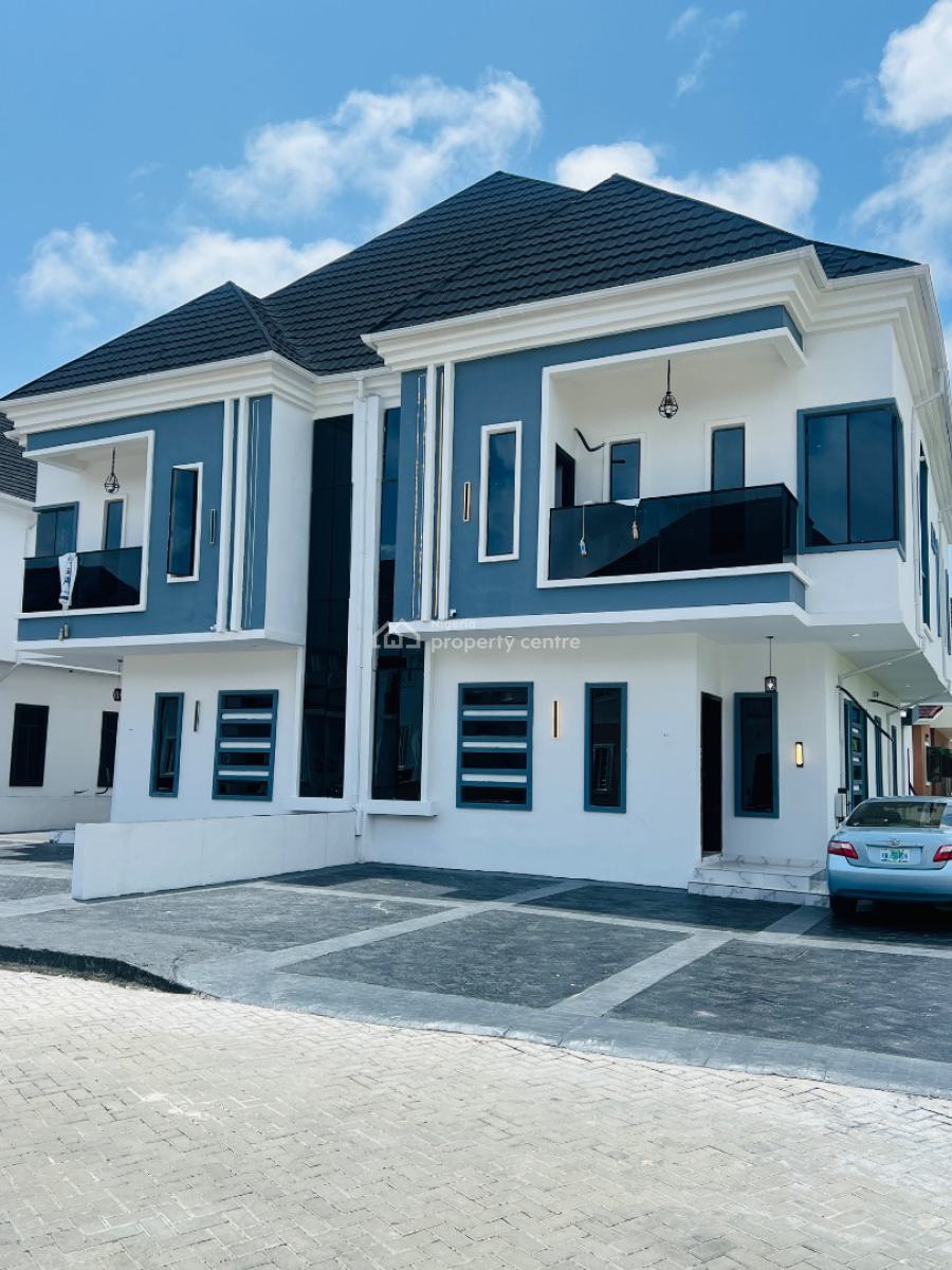 4 Bedroom Semi Detached Duplex with a Bq in an Estate with 24 Hours Light, Sapphire Garden Estate, Awoyaya, Ibeju Lekki, Lagos, House for Sale