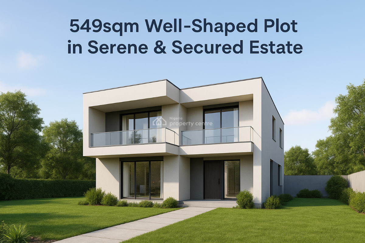 549sqm Well-shaped Plot in Serene & Secured Estate, Golden Jubilee Estate, Off Monastery Road, Sangotedo, Ajah, Lagos, Residential Land for Sale