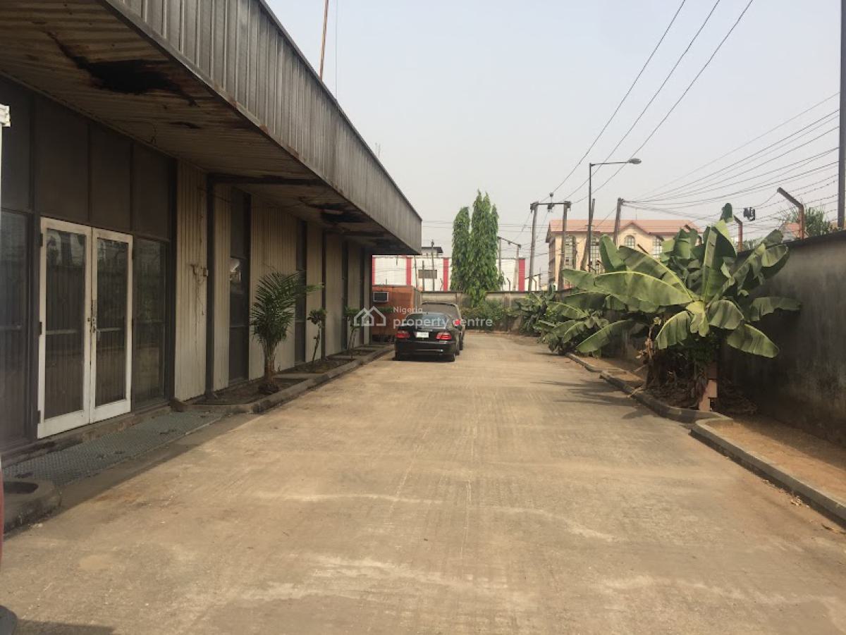 5,000 Sqft Land with Inbuilt Space of 4,000 Sqm Warehouse with Offices, Surulere Industrial Road Off, Adeniyi Jones, Ikeja, Lagos, Warehouse for Sale