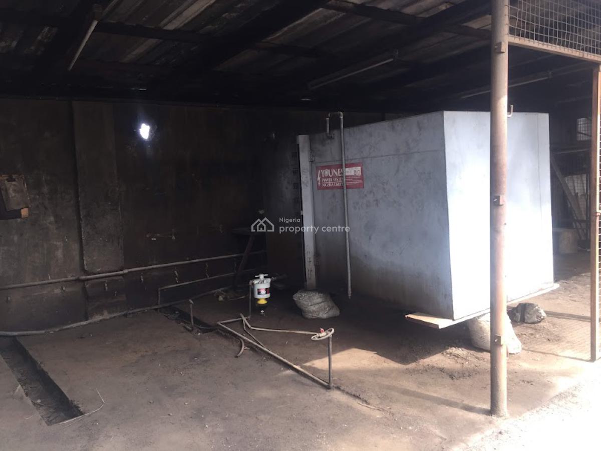 5,000 Sqft Land with Inbuilt Space of 4,000 Sqm Warehouse with Offices, Surulere Industrial Road Off, Adeniyi Jones, Ikeja, Lagos, Warehouse for Sale