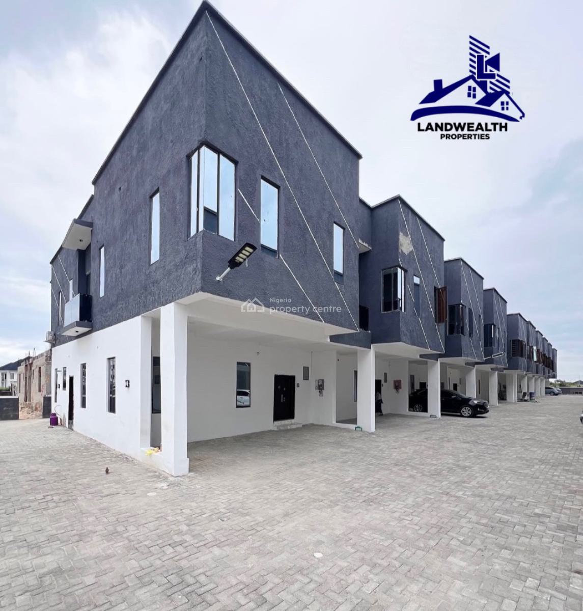 Newly Built 4 Bedroom Terrace Duplexes, Secure Estate at Ajah Lekki, Ajah, Lagos, Terraced Duplex for Sale