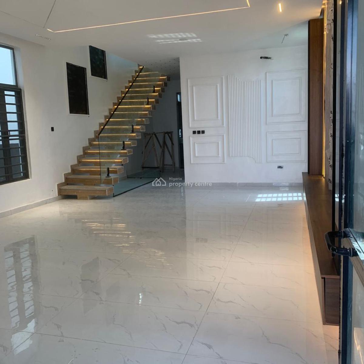 Exquisite 5 Bedroom Duplex with Bq Pool, Royal Pine Orchid, Lekki Phase 2, Lekki, Lagos, Semi-detached Duplex for Sale