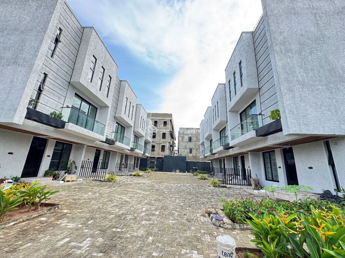 Beautiful 4bedroom Terrace Duplex with a Bq, Ikate, Lekki, Lagos, Terraced Duplex for Sale