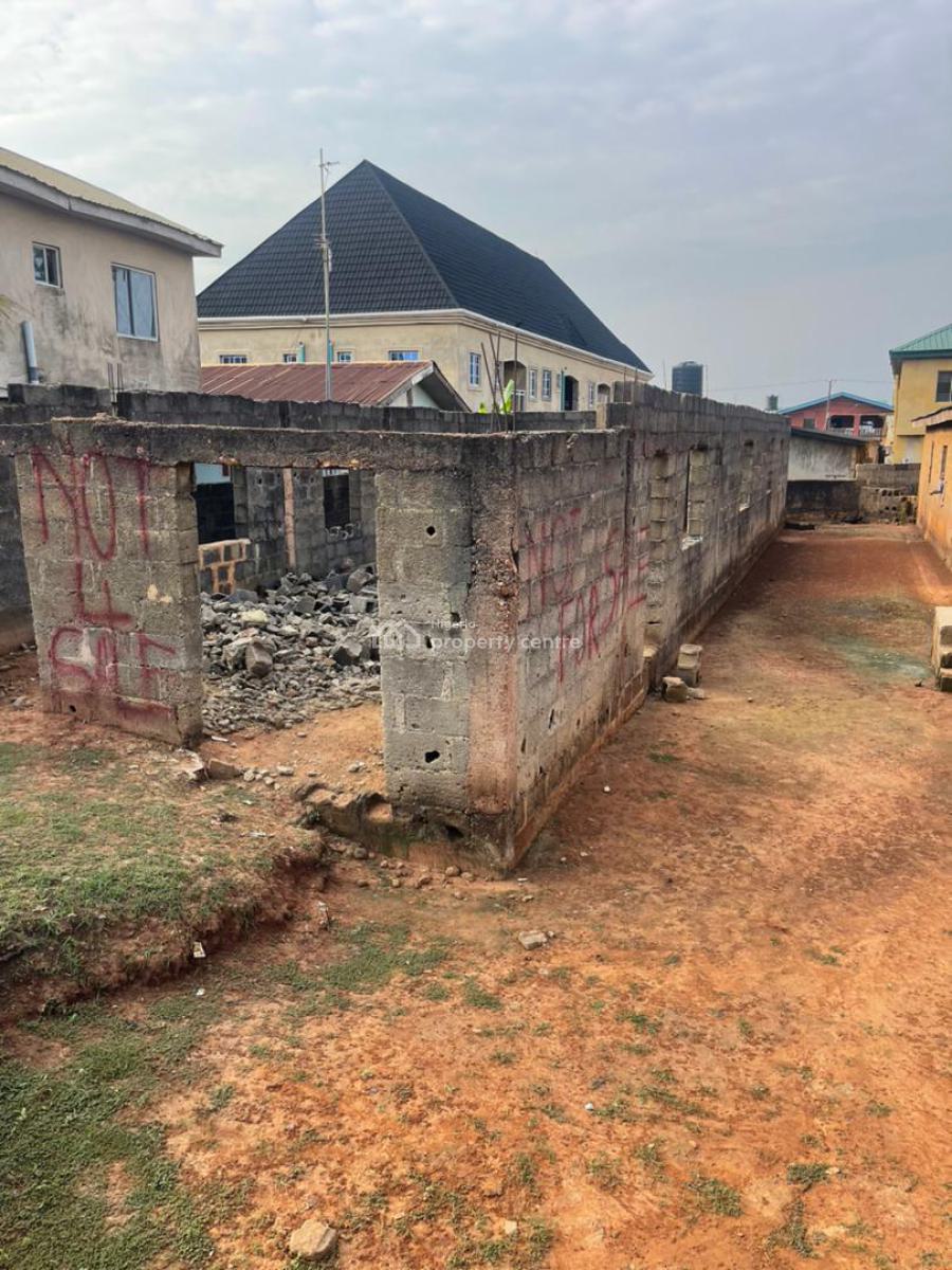 Dry Plot of Land + Uncompleted Building, Off Otunnbi Road, Ori-okuta, Agric, Ikorodu, Lagos, Residential Land for Sale