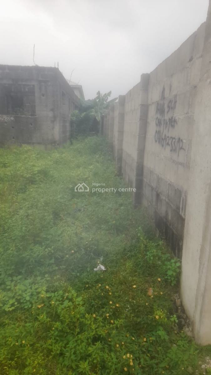 Distress Dry Land with Structure of Bungalow, Ogombo Ajah Lagos, Ogombo, Ajah, Lagos, Mixed-use Land for Sale