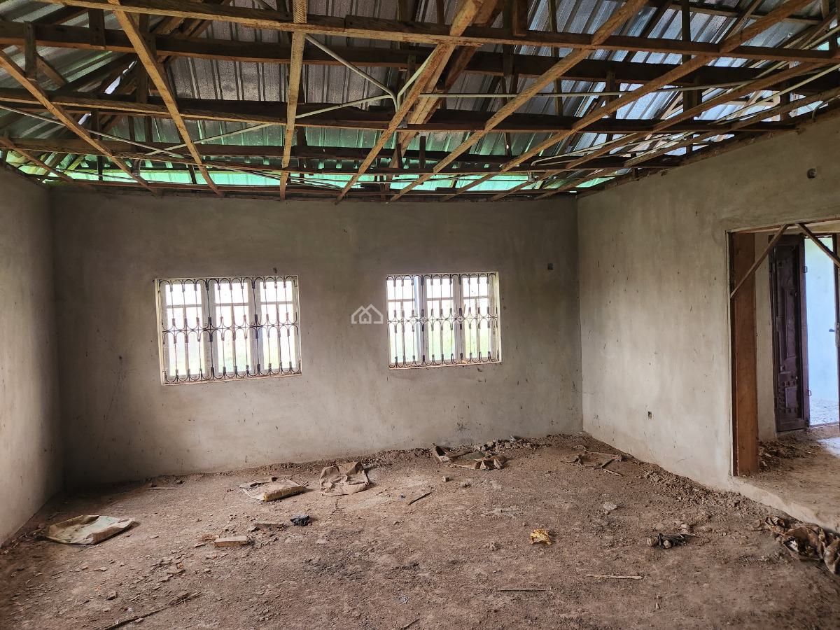 Uncompleted Executive 3 Bedroom  Bungalow on 2 Plots, Orisunmbare Area Near Wire and Cable Apata Off Abeokuta Road, Apata, Ibadan, Oyo, House for Sale