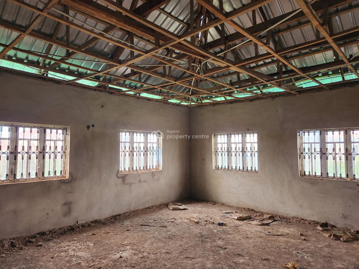 Uncompleted Executive 3 Bedroom  Bungalow on 2 Plots, Orisunmbare Area Near Wire and Cable Apata Off Abeokuta Road, Apata, Ibadan, Oyo, House for Sale