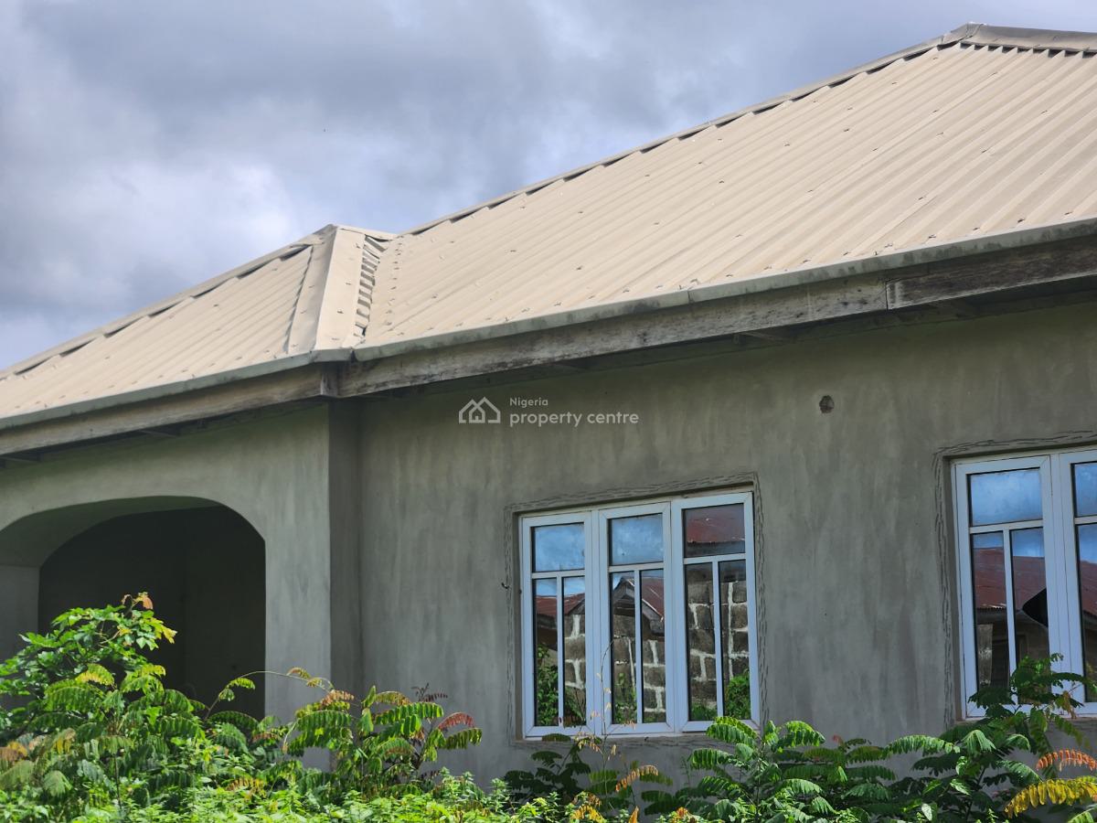Uncompleted Executive 3 Bedroom  Bungalow on 2 Plots, Orisunmbare Area Near Wire and Cable Apata Off Abeokuta Road, Apata, Ibadan, Oyo, House for Sale