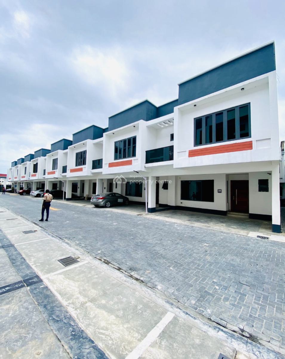 Lovely 4 Bed Terrace Duplex Serviced, Osapa London, Osapa, Lekki, Lagos, Terraced Duplex for Sale