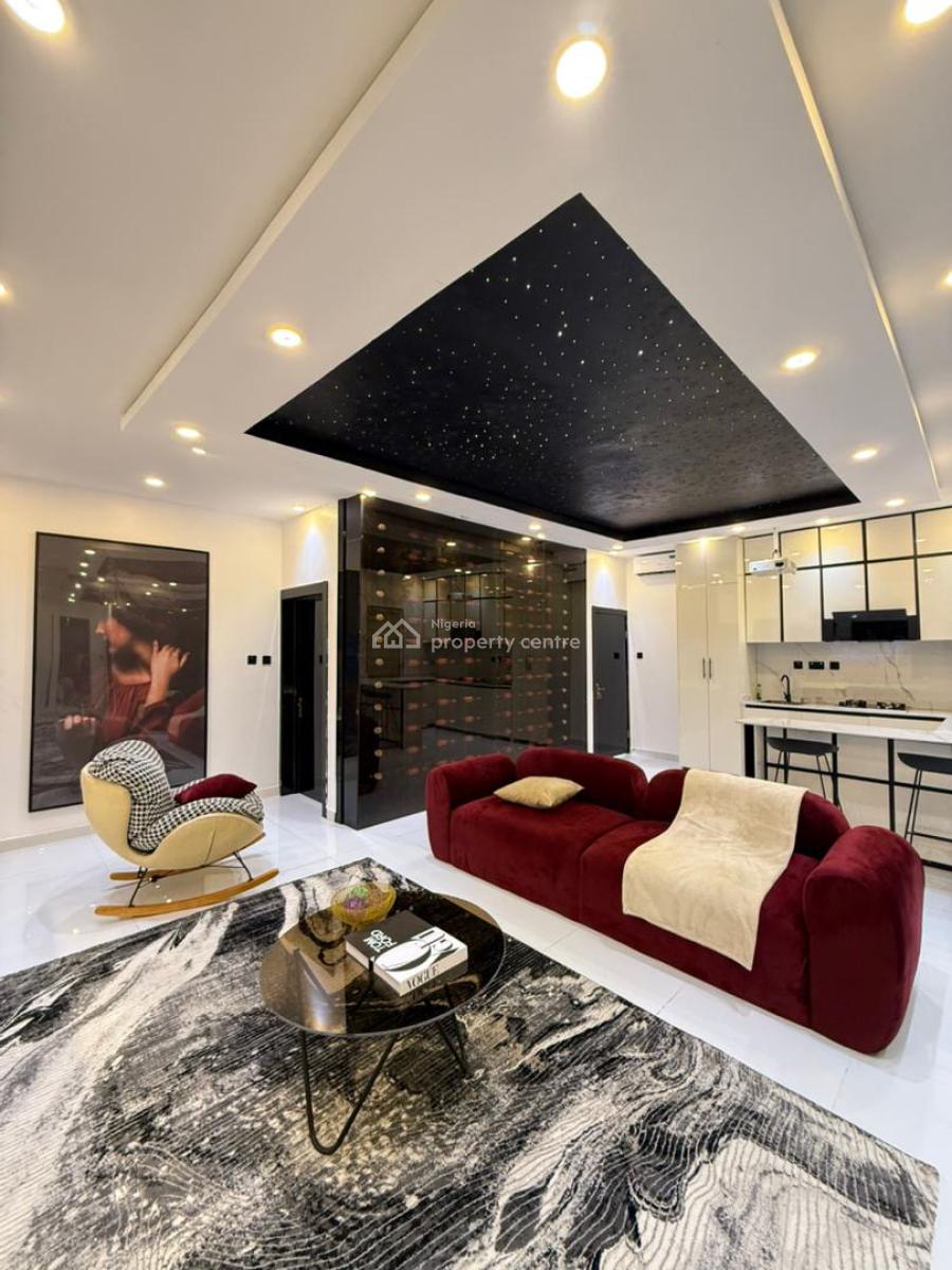 River Island Deluxe Max 1 Bdr Apartment with Private Cinema & Bathtub, Chevron, Lekki, Lagos, Flat / Apartment Short Let