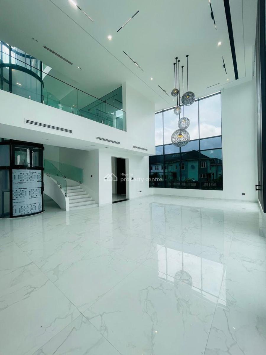 Luxuriously Built 5 Bedroom Detached Duplex Plus Bq & a Cinem, Smart Automated Mansion with Pool, Cinema, Gym, Bq, Pinnock Beach, Lekki, Lagos, Detached Duplex for Sale