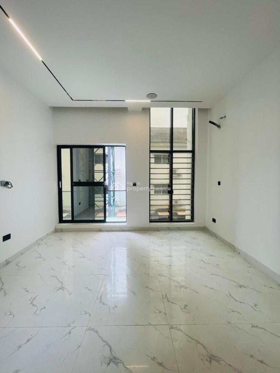 Captivating 4 Bedroom Terrace Duplex Plus Bq and Pool in an Estate, Contemporary Detailed Home with Bq in a Secured Estate, Osapa, Lekki, Lagos, Terraced Duplex for Sale