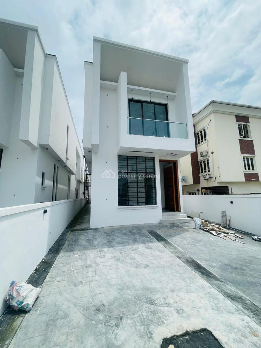 Luxury 5-bedroom Detached Duplex in an Estate with Bq, Majestically Designed Home with Bq in a Secured Estate, Osapa London, Lekki, Lagos, Detached Duplex for Sale