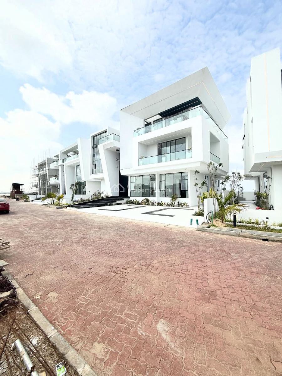 5 Bedrm Waterfront Mansion + Bq, Cinema, S/p, Osapa Lekki, Osapa, Lekki, Lagos, Detached Duplex for Sale
