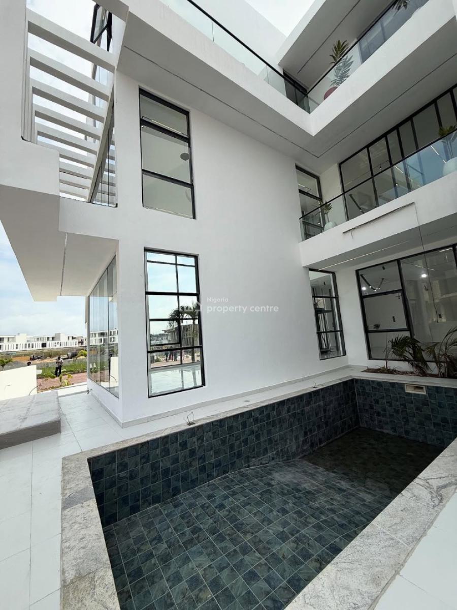 5 Bedrm Waterfront Mansion + Bq, Cinema, S/p, Osapa Lekki, Osapa, Lekki, Lagos, Detached Duplex for Sale