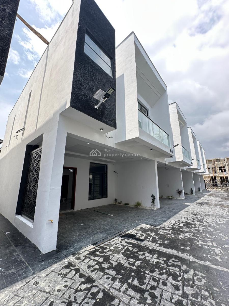 Very Spacious,newly Built 4 Bedroom Terrace Duplex with Bq, Ikota, Lekki, Lagos, Terraced Duplex for Sale