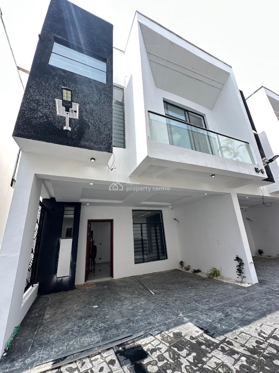 Very Spacious,newly Built 4 Bedroom Terrace Duplex with Bq, Ikota, Lekki, Lagos, Terraced Duplex for Sale