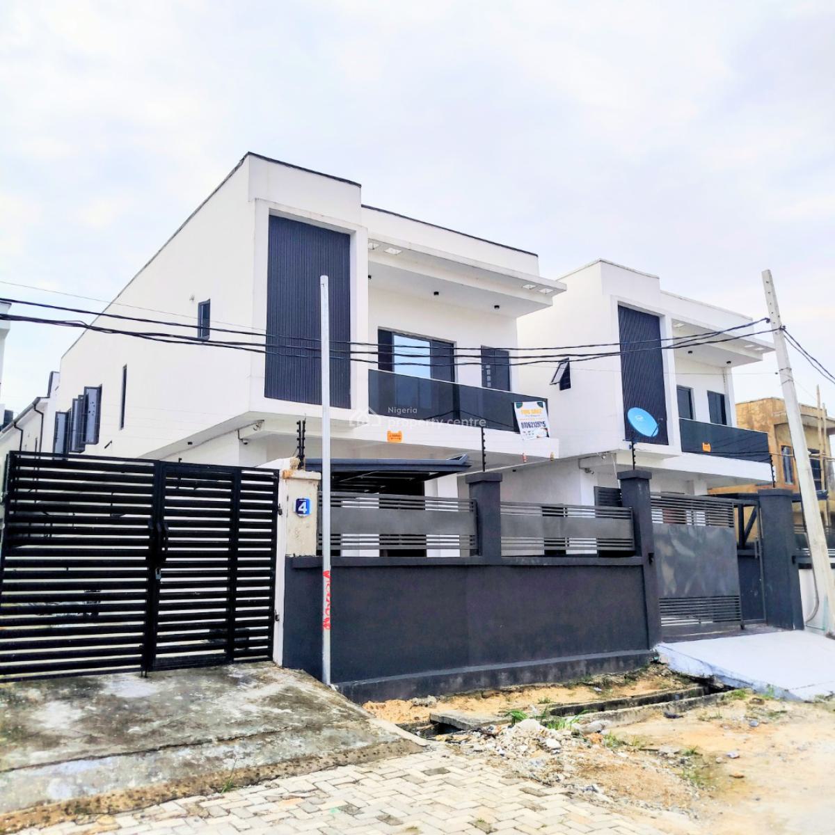 Nice 4 Bedroom Fully Detached Duplex with Bq, Ikate, Ikate, Lekki, Lagos, Detached Duplex for Sale