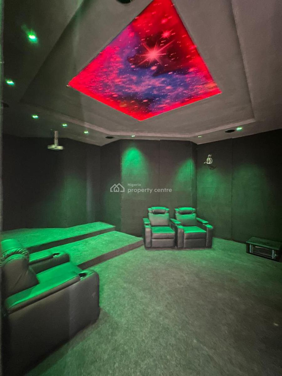 5 Bedroom Detached Home W/ Bq, Gym, Pool, Library, Rooftop Terrace, Chevron, Lekki, Lagos, Detached Duplex for Sale