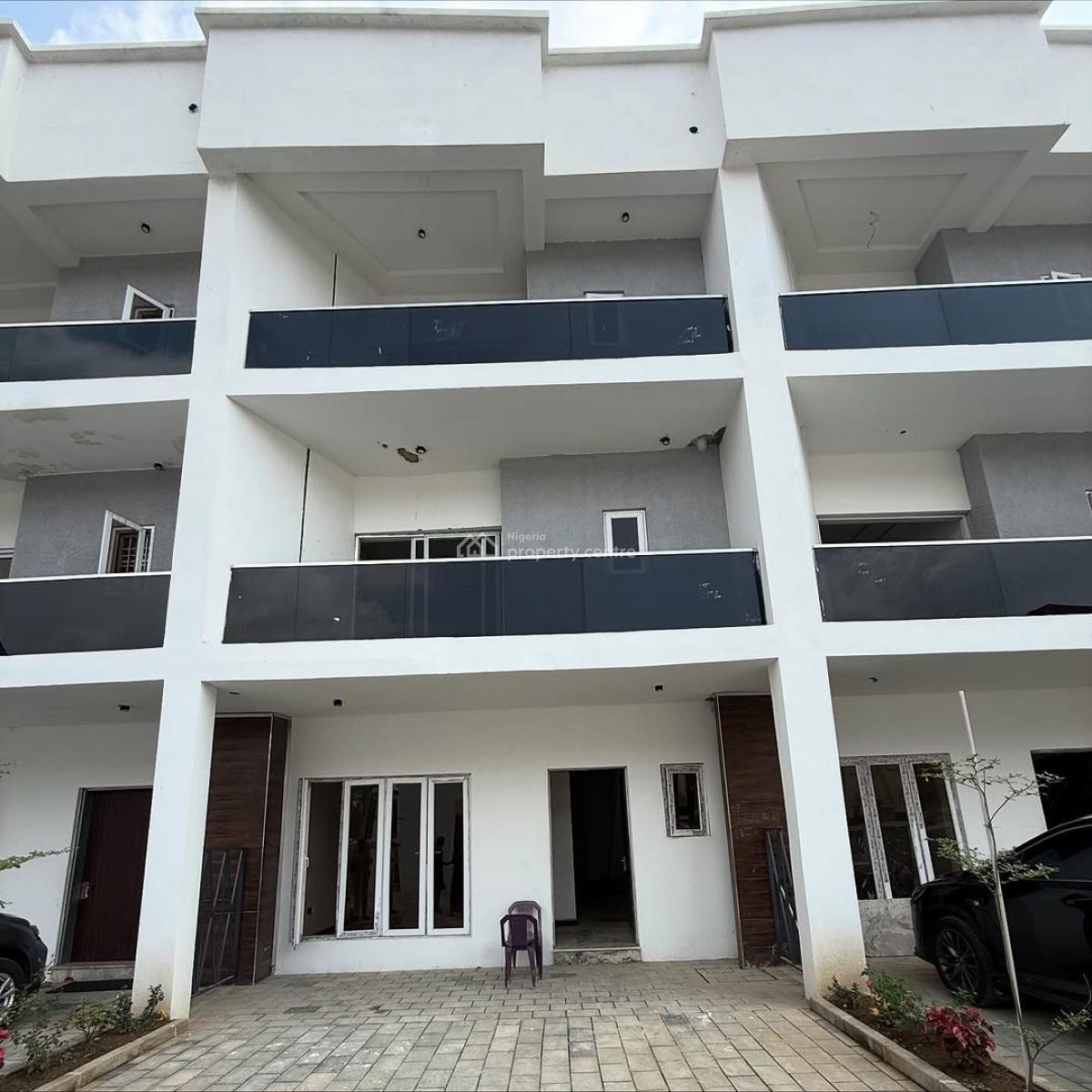 Newly Built Virgin House 4 Bedroom Terrace Duplex with Bq, Kado, Abuja, Terraced Duplex for Sale