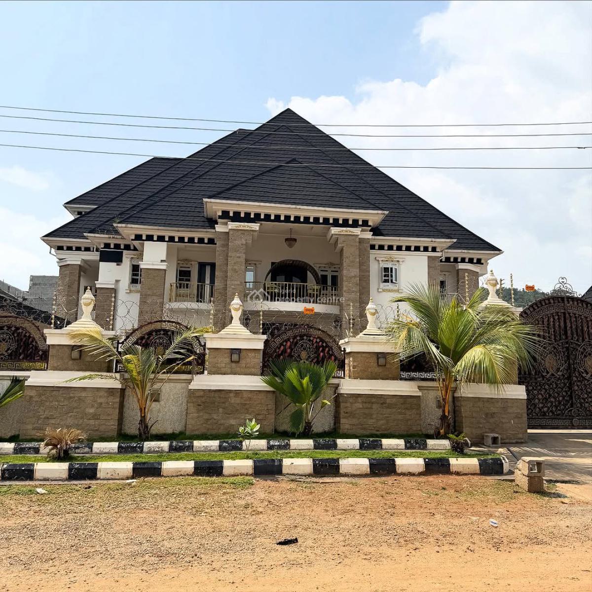 Luxury 7 Bedroom Fully Detached Mansion with Pool, Bq , Penthouse, Katampe Extension, Katampe, Abuja, Detached Duplex for Sale