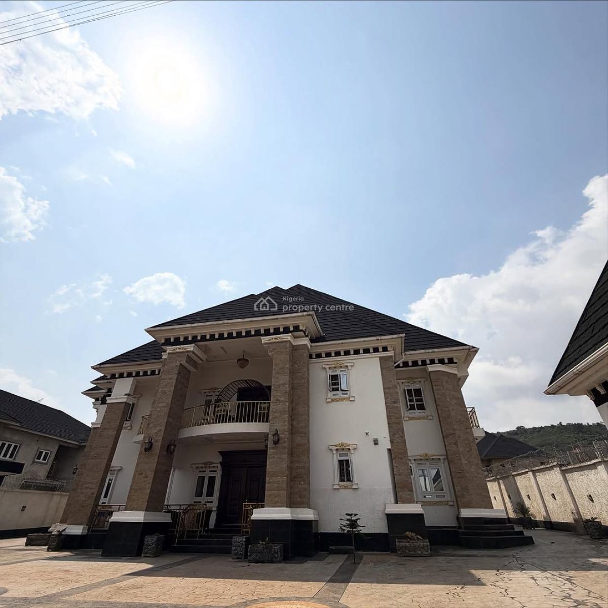 Luxury 7 Bedroom Fully Detached Mansion with Pool, Bq , Penthouse, Katampe Extension, Katampe, Abuja, Detached Duplex for Sale