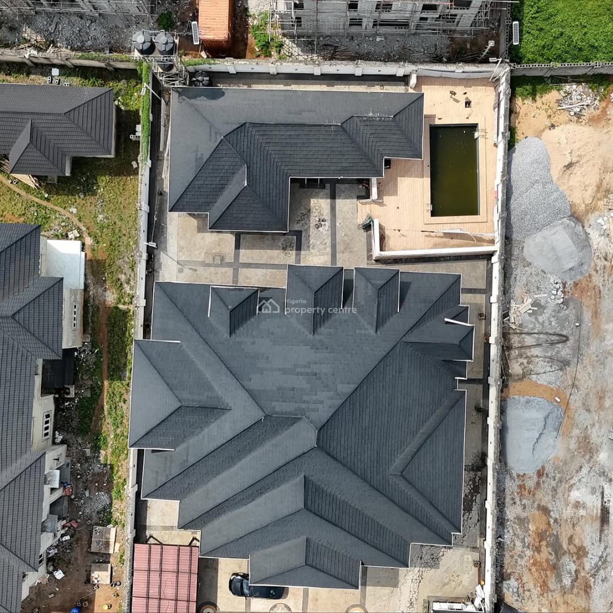 Luxury 7 Bedroom Fully Detached Mansion with Pool, Bq , Penthouse, Katampe Extension, Katampe, Abuja, Detached Duplex for Sale