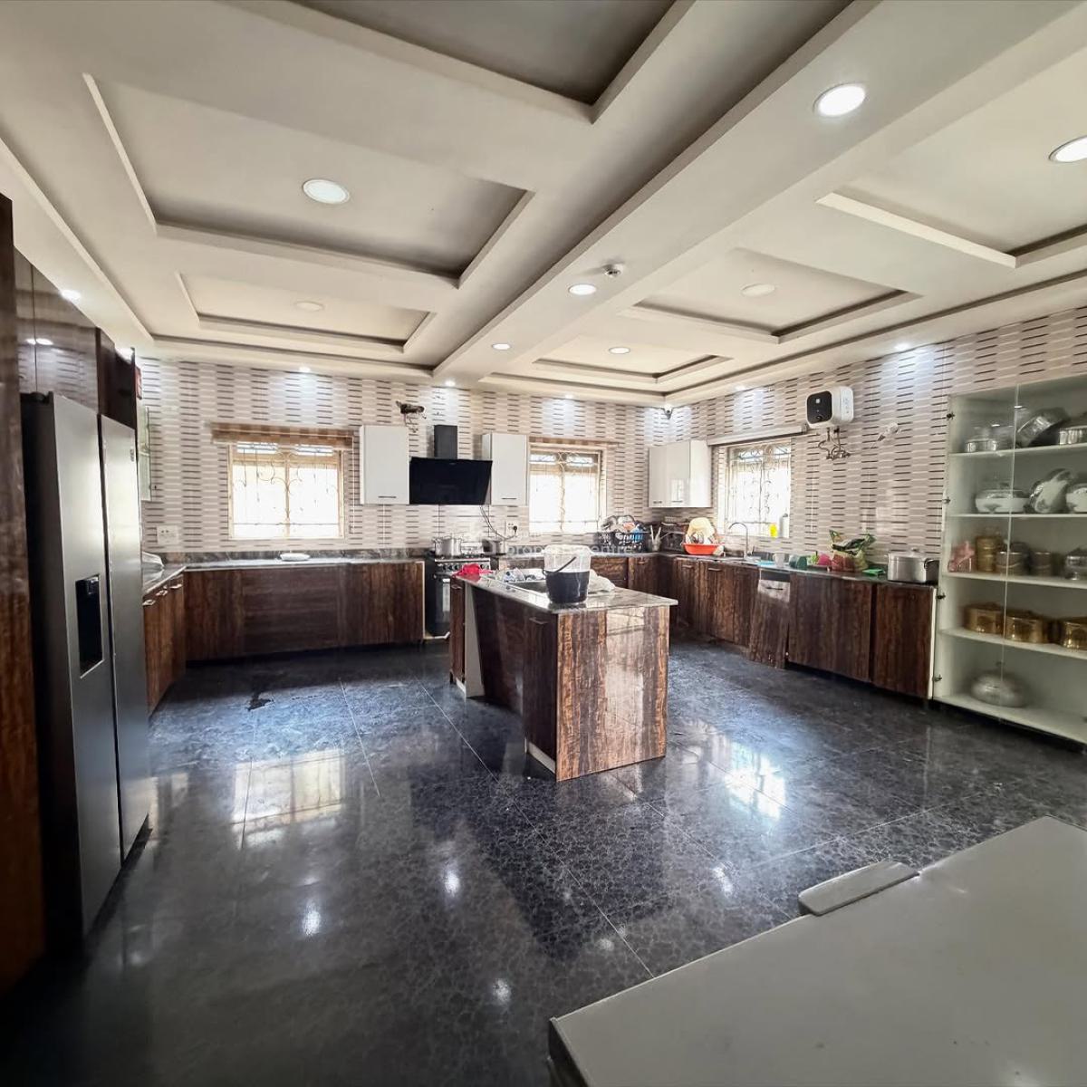 Luxury 7 Bedroom Fully Detached Mansion with Pool, Bq , Penthouse, Katampe Extension, Katampe, Abuja, Detached Duplex for Sale