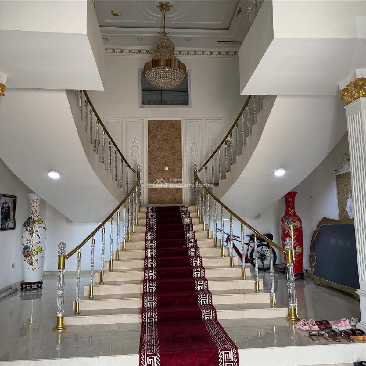 Luxury 7 Bedroom Fully Detached Mansion with Pool, Bq , Penthouse, Katampe Extension, Katampe, Abuja, Detached Duplex for Sale