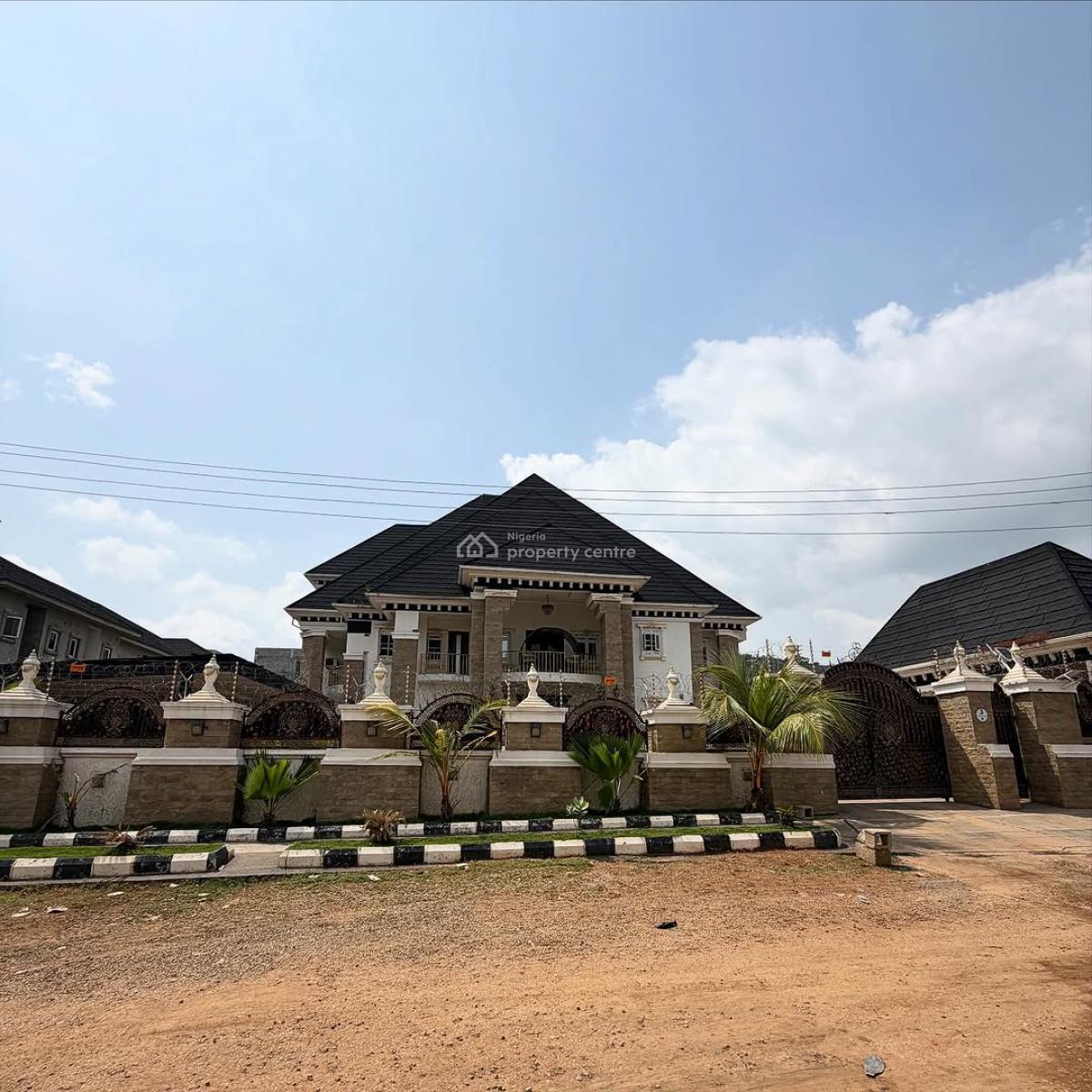 Luxury 7 Bedroom Fully Detached Mansion with Pool, Bq , Penthouse, Katampe Extension, Katampe, Abuja, Detached Duplex for Sale