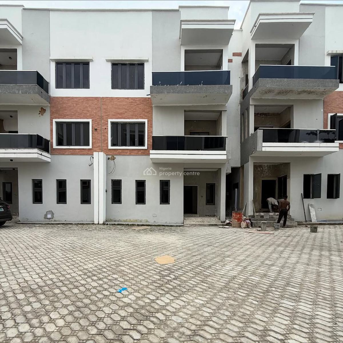 Newly Built Virgin House 5 Bedroom Terrace Duplex with Bq, Area 11, Garki, Abuja, Terraced Duplex for Sale